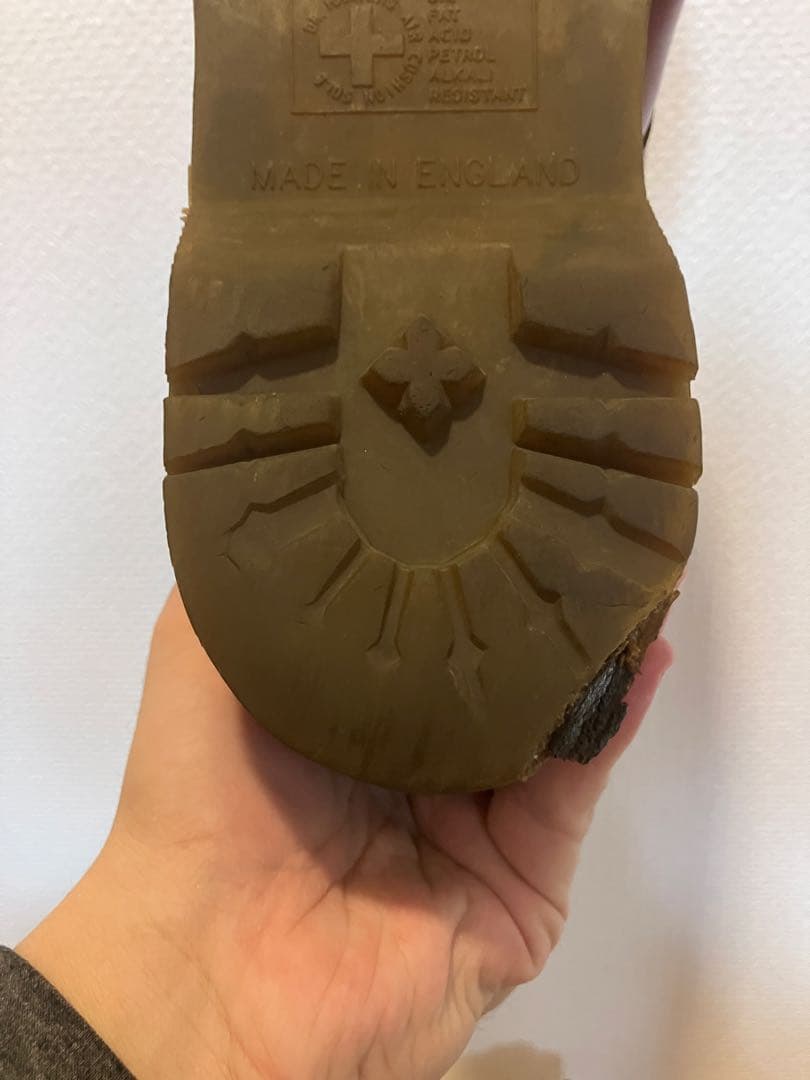 み*み様 ドクターマーチン10ホール スチールトゥ MADEINENGLAND