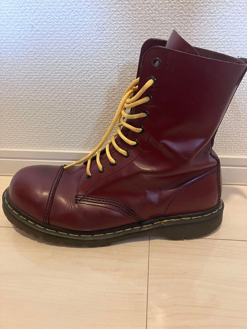 み*み様 ドクターマーチン10ホール スチールトゥ MADEINENGLAND