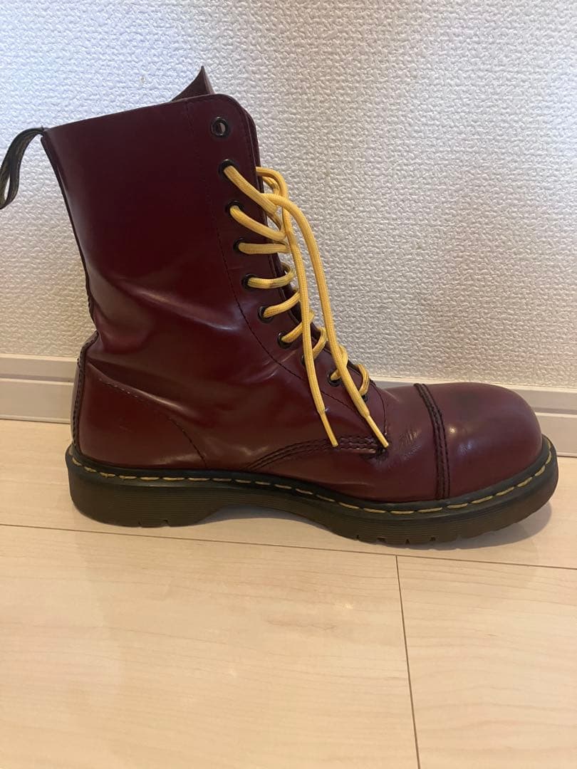 み*み様 ドクターマーチン10ホール スチールトゥ MADEINENGLAND