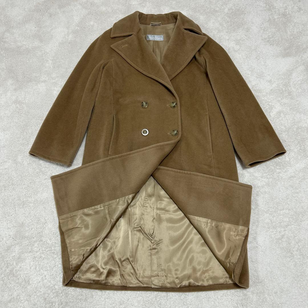 ♦︎新品同様♦︎MaxMara♦︎ブラウン♦︎ダブルブレストコート♦︎M8
