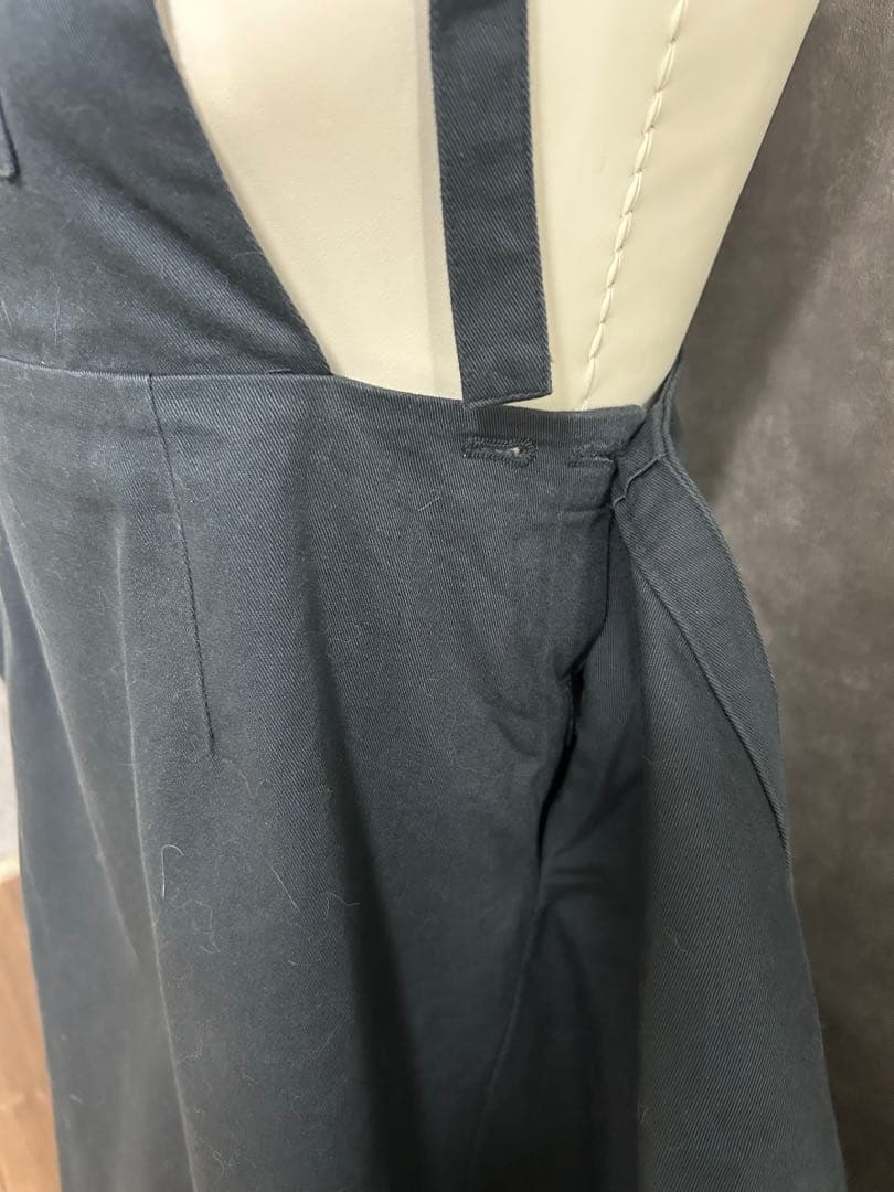 アニエスベー　エプロン ダークグレー ワンピース　ジャンパースカート　To.b