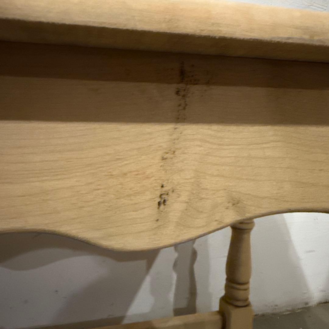 年末年始saleヴィンテージ　木製サイドテーブル　剥離