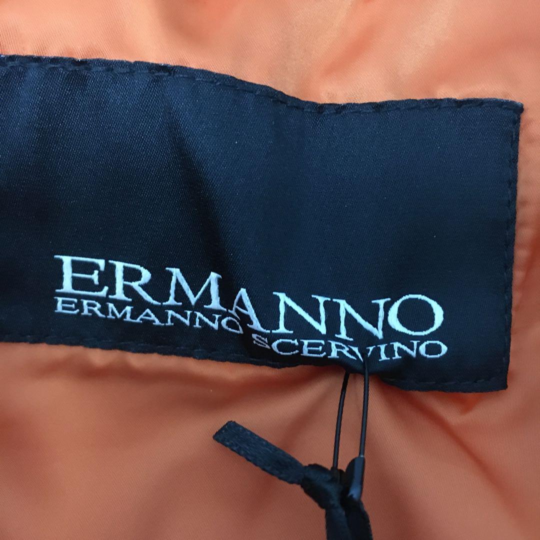 【ERMANNO SCERVINO】新品未使用　ニュースペーパー柄　ダウンベスト