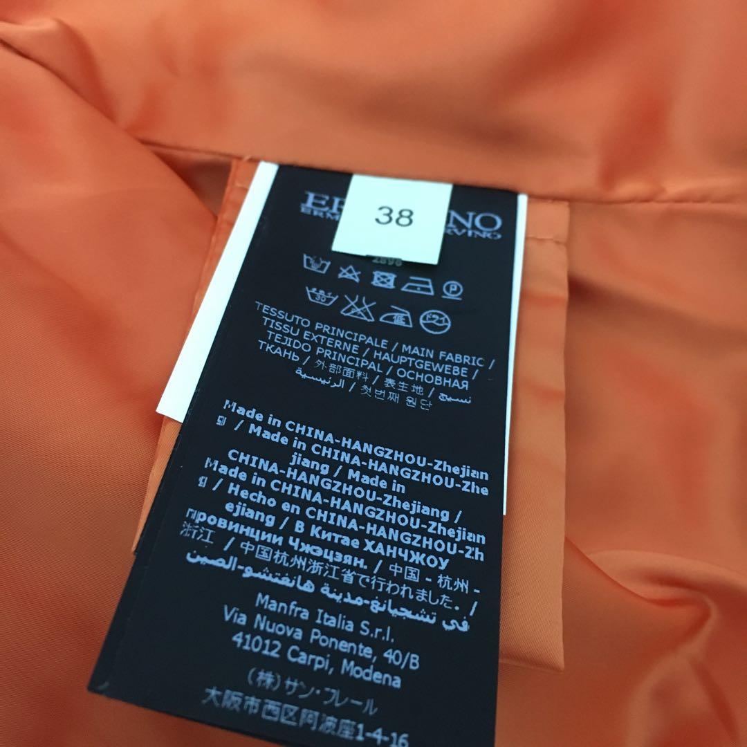 【ERMANNO SCERVINO】新品未使用　ニュースペーパー柄　ダウンベスト