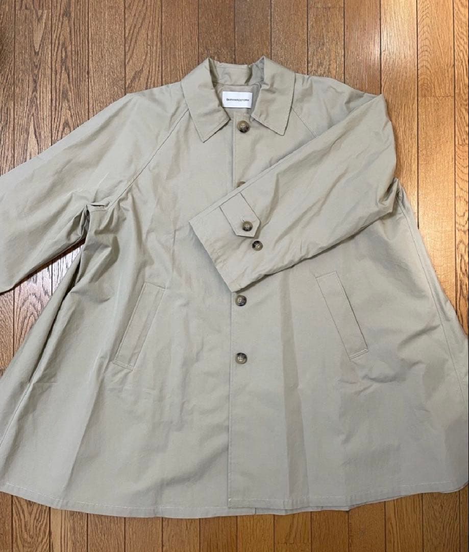 週末限定大幅値下げ！バンヤードストーム　Aラインコート（ベージュ、Sサイズ）