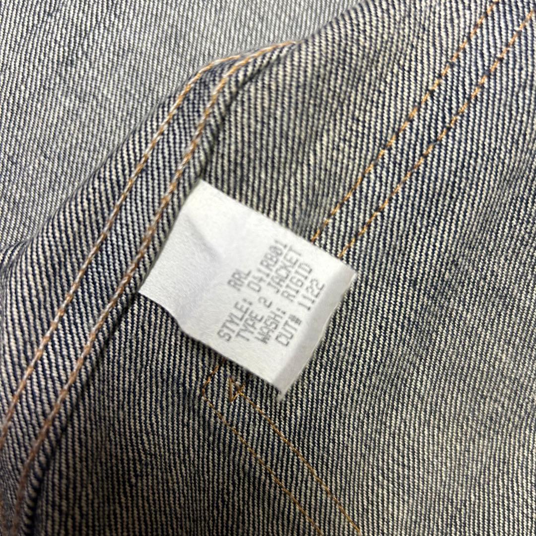 ら*ん様 RRL 2ndタイプ デニムジャケット lot036 USA製 M 真