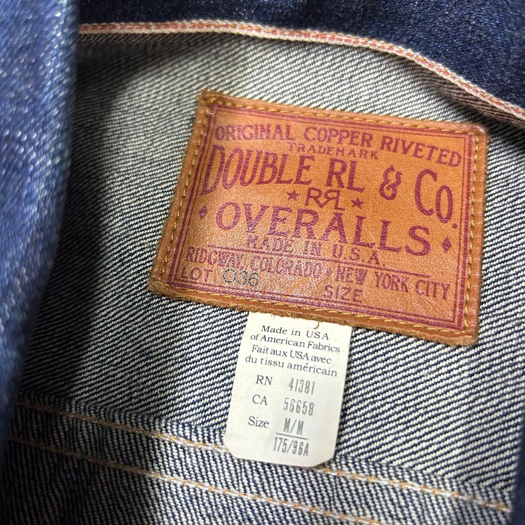 ら*ん様 RRL 2ndタイプ デニムジャケット lot036 USA製 M 真