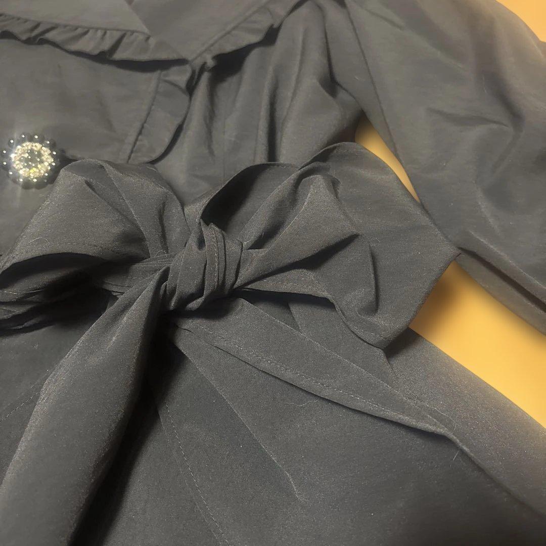 M'S GRACY 黒 ロングコート 44美品。