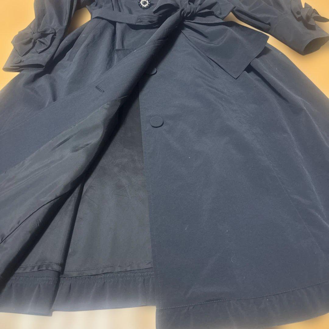 M'S GRACY 黒 ロングコート 44美品。