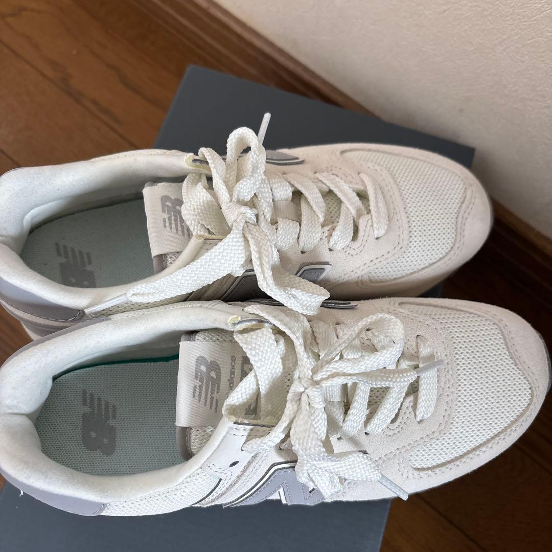 new balance 24cm WL574Z 574+ 厚底 現行モデル