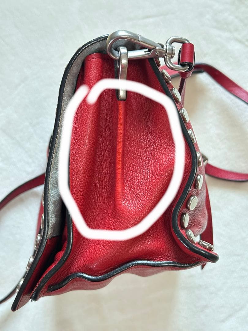 PRADA エチケット 2WAYバッグ 斜めショルダーバッグ レザー