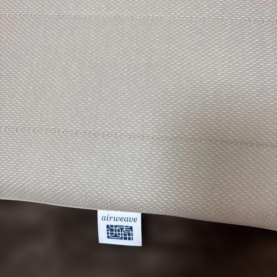 エアウィーヴ　座クッション　座布団　グレー