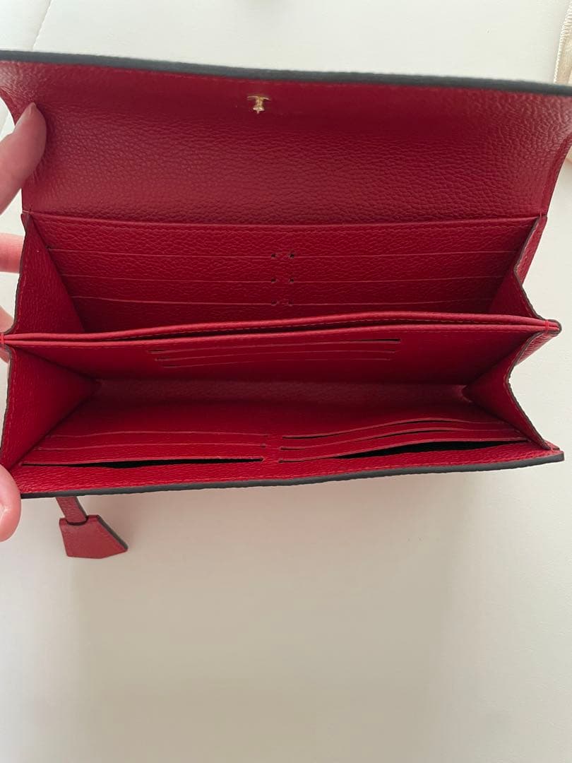 Louis Vuitton 二つ折り財布 レッド