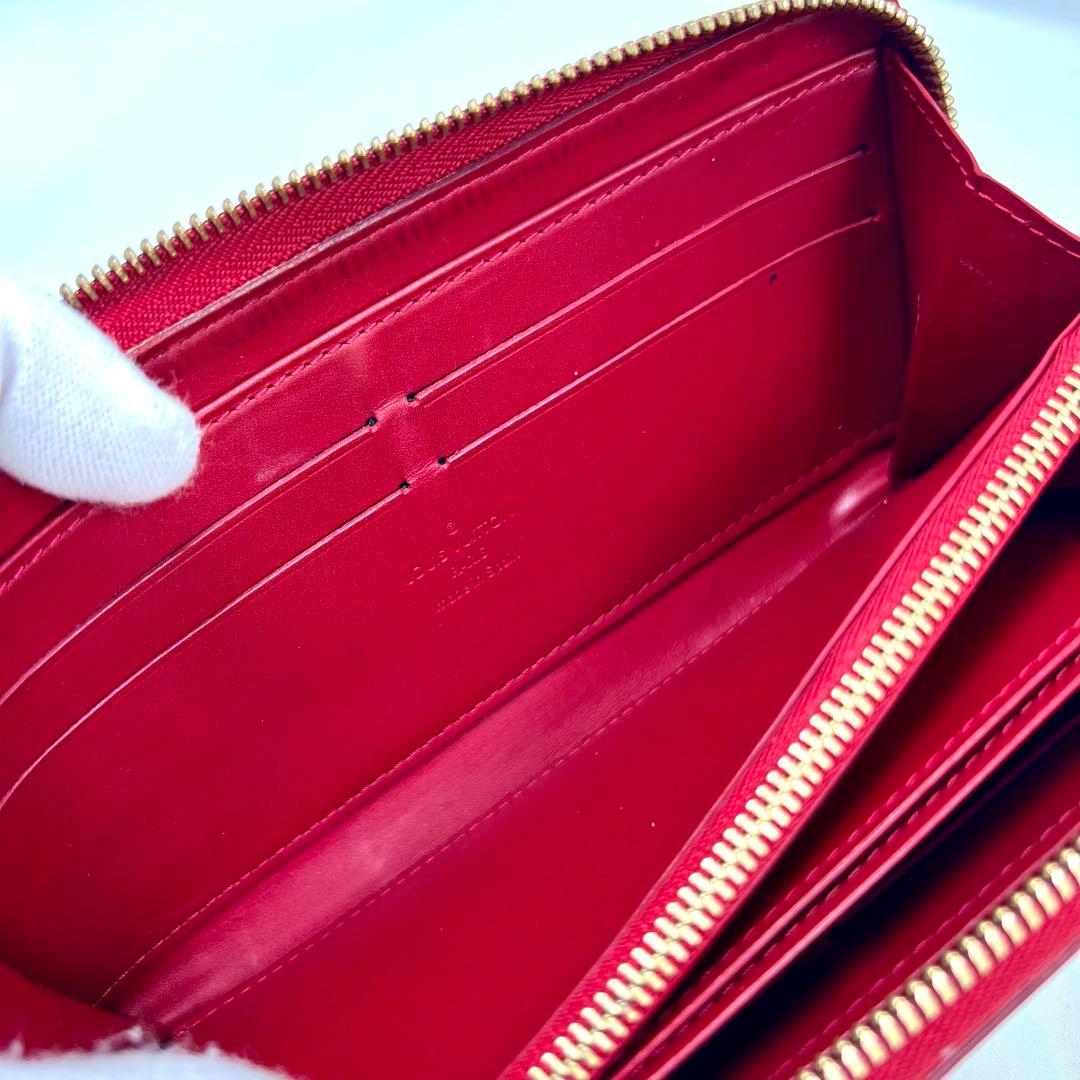 ルイヴィトン ヴェルニ ジッピーウォレット ローズアンディアン 長財布