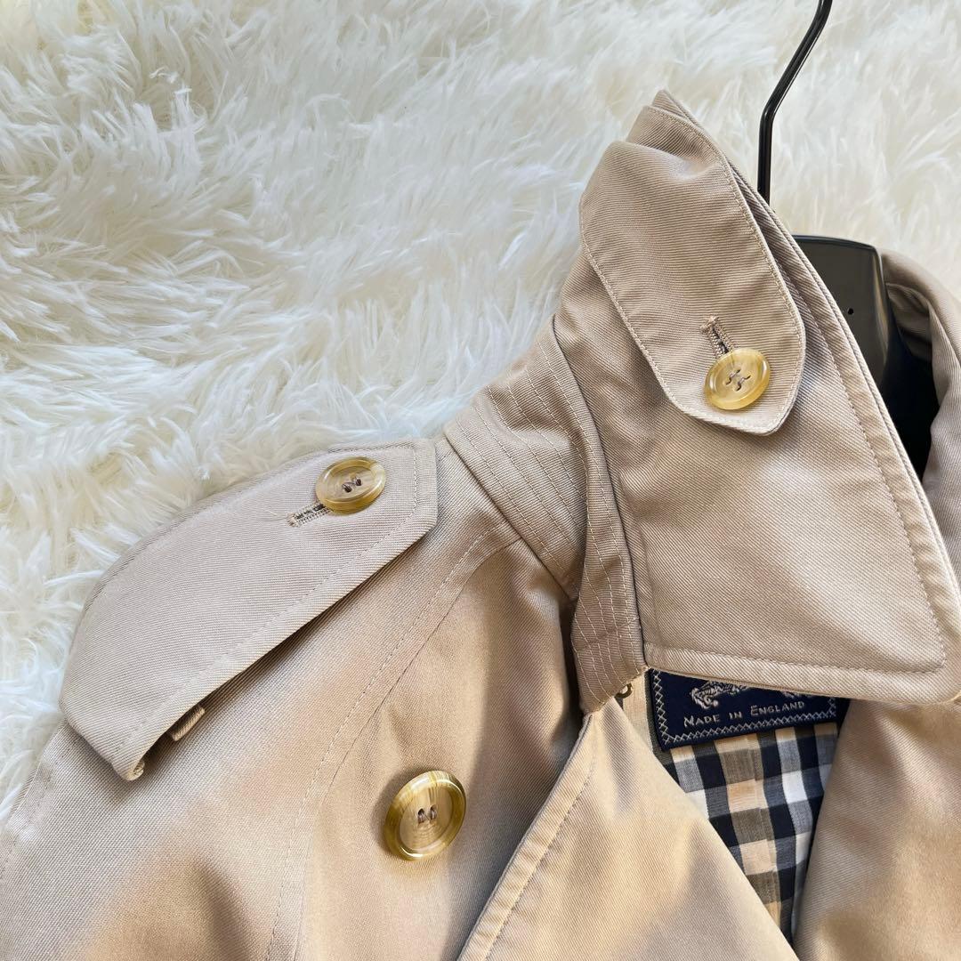 ヴィンテージ　バーバリー　トレンチコート　ベージュ　ノバチェック