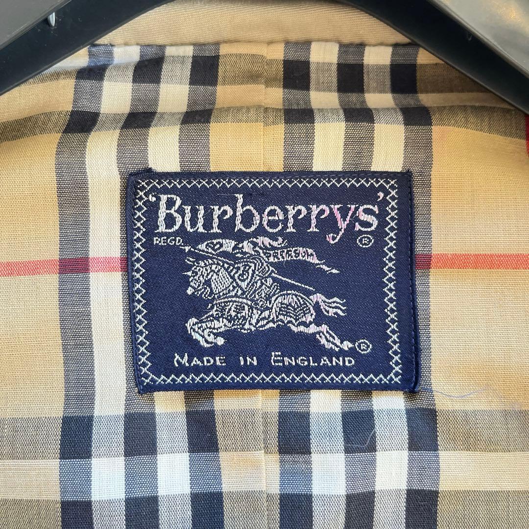 ヴィンテージ　バーバリー　トレンチコート　ベージュ　ノバチェック