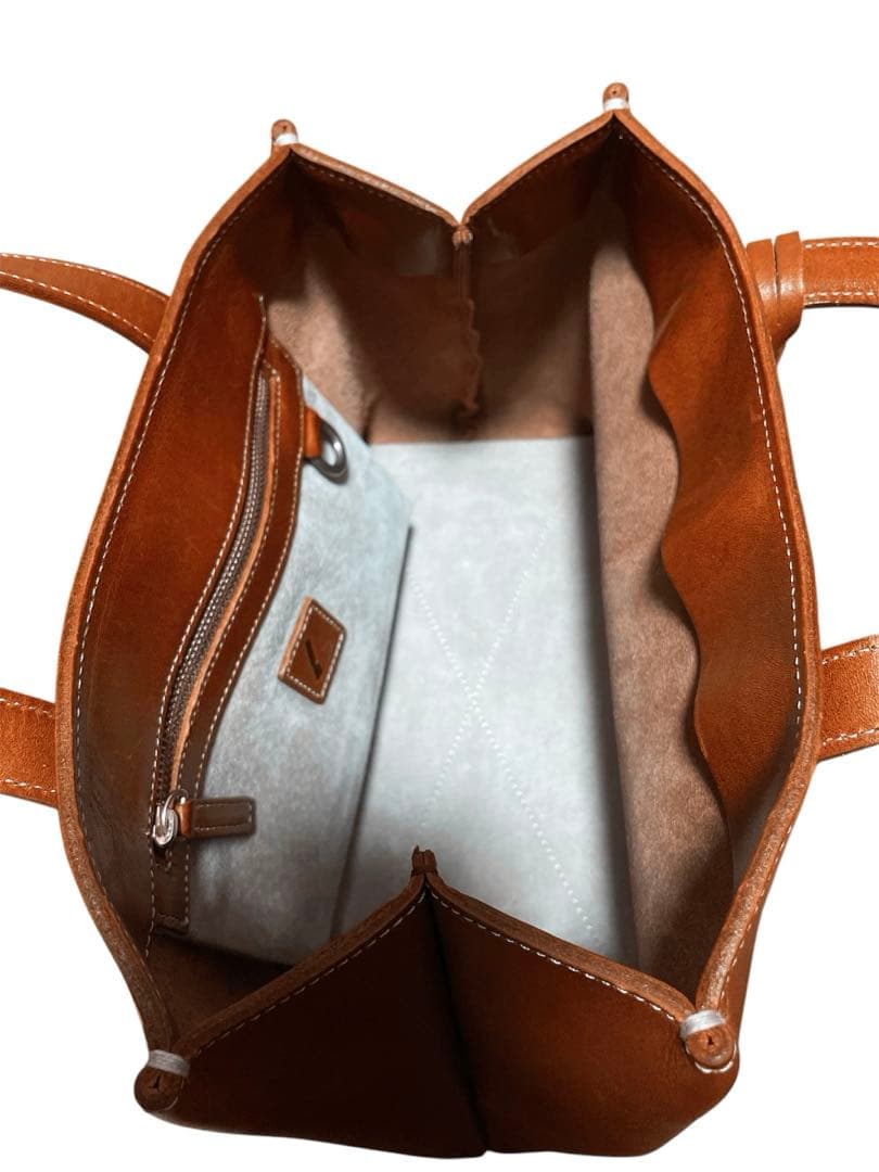 【最終値下げ】土屋鞄　ツチヤカバン　ディアリオハンディトート ブラウン