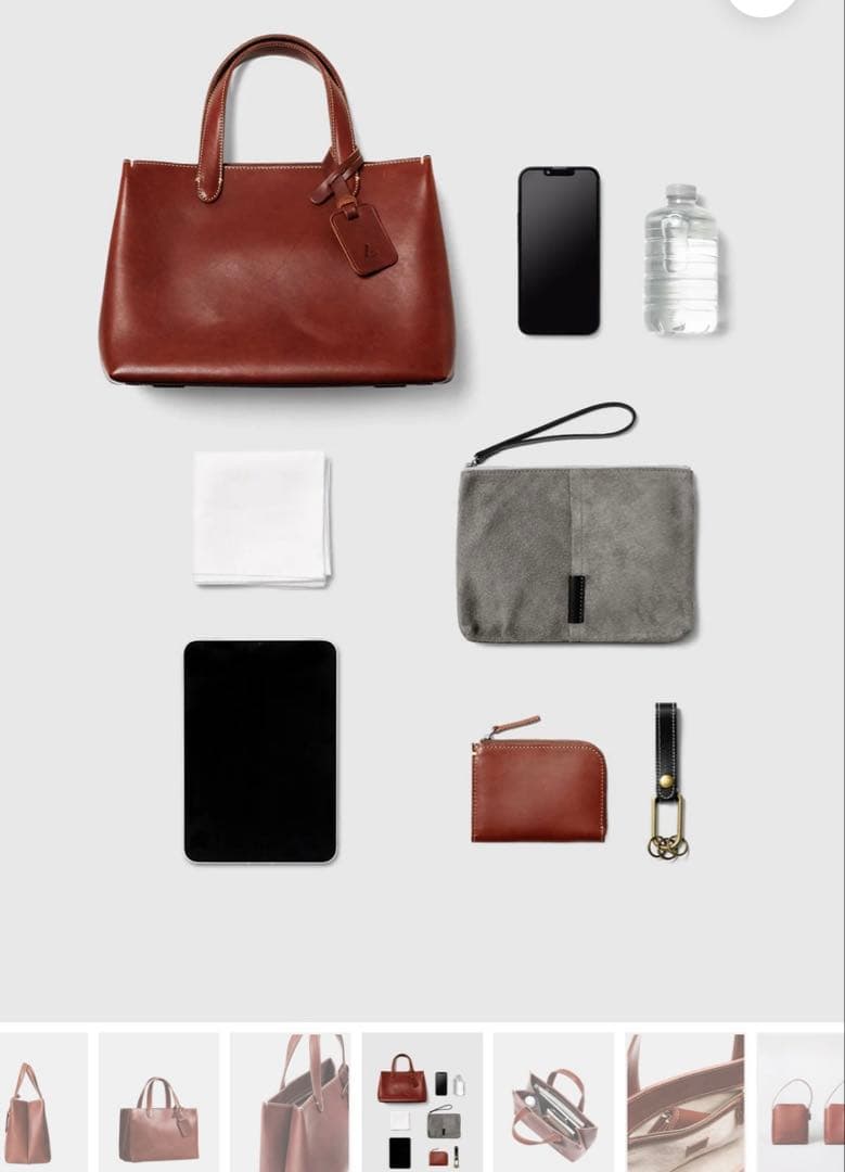 【最終値下げ】土屋鞄　ツチヤカバン　ディアリオハンディトート ブラウン