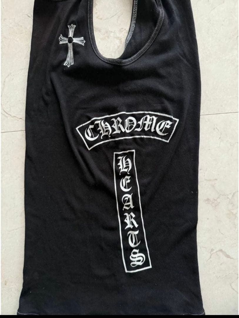 最終価格 廃盤品CHROME HEARTS FUCKYOU ロングタンクトップ
