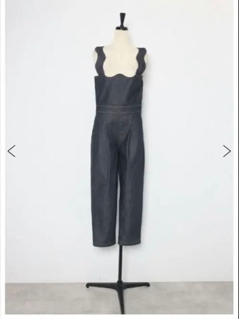 るんるんbow.a サロペット ボウエー インディゴS