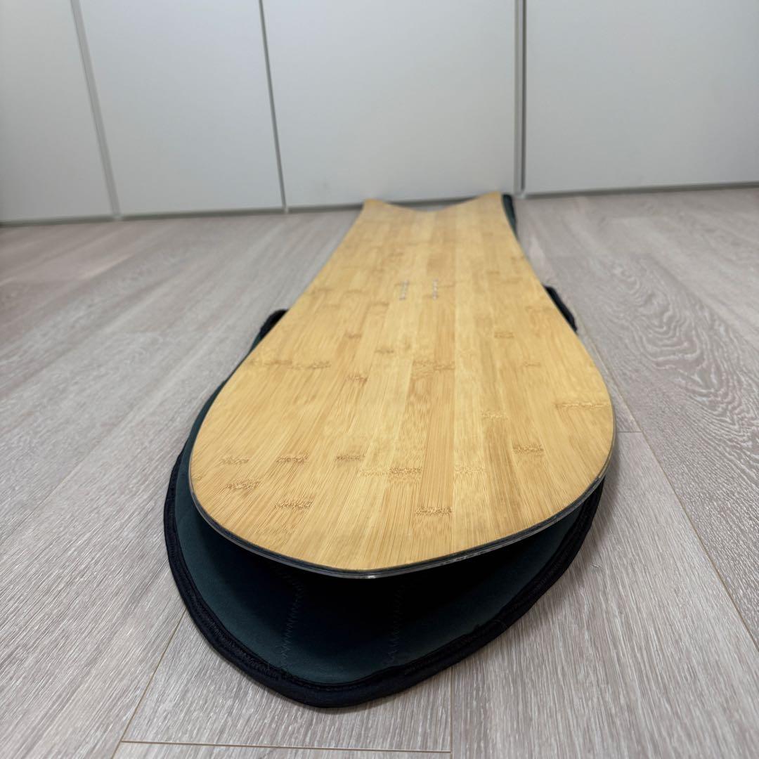 【超美品】スノーボード パウダーボード フィッシュテール 144cm 雪板