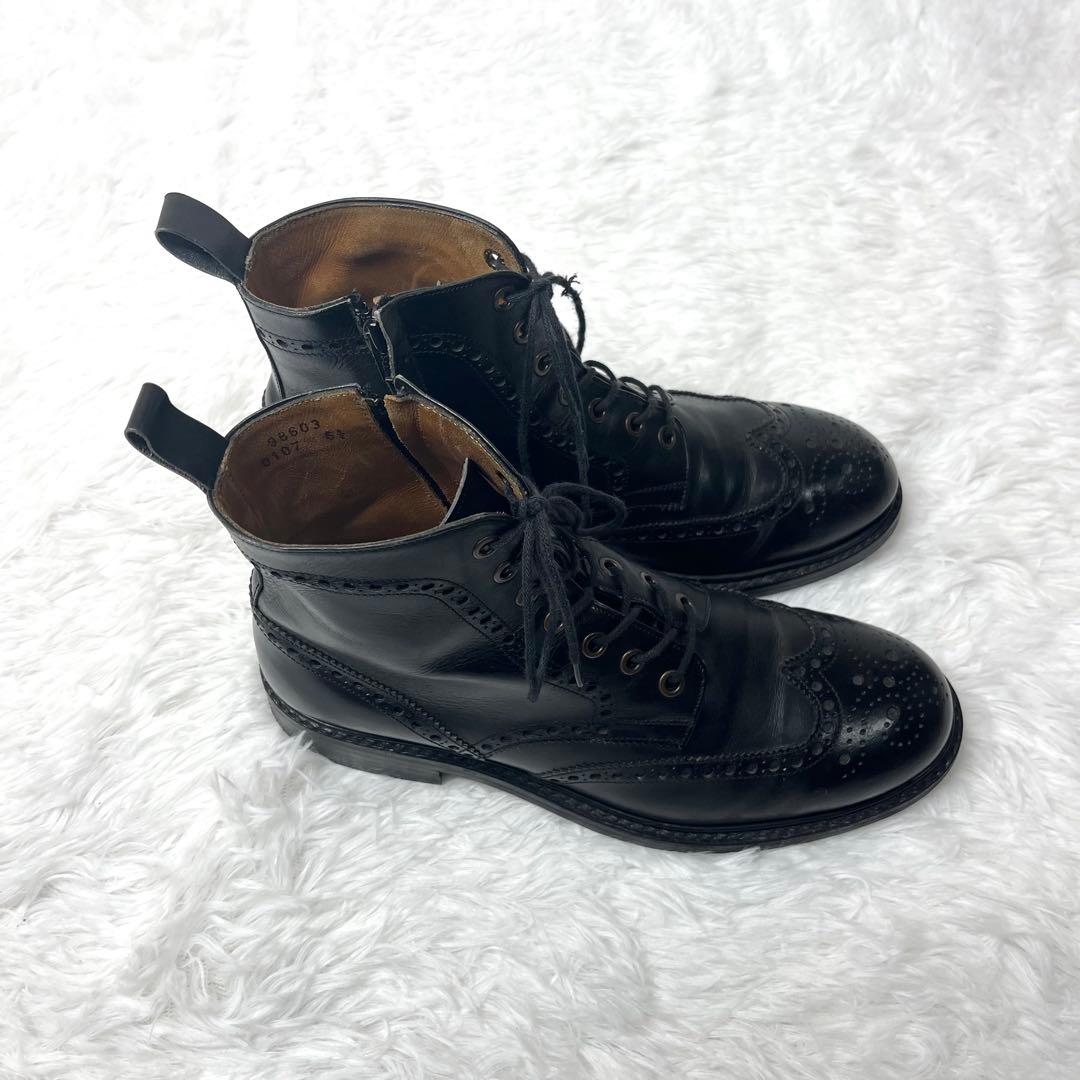 【美品】 ジャランスリワヤ サイドジップ カントリーブーツ ブラック 25.5