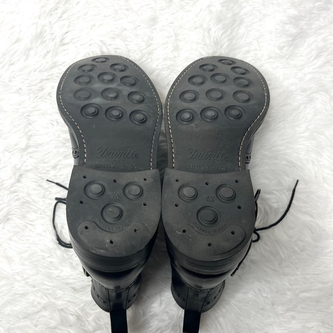 【美品】 ジャランスリワヤ サイドジップ カントリーブーツ ブラック 25.5