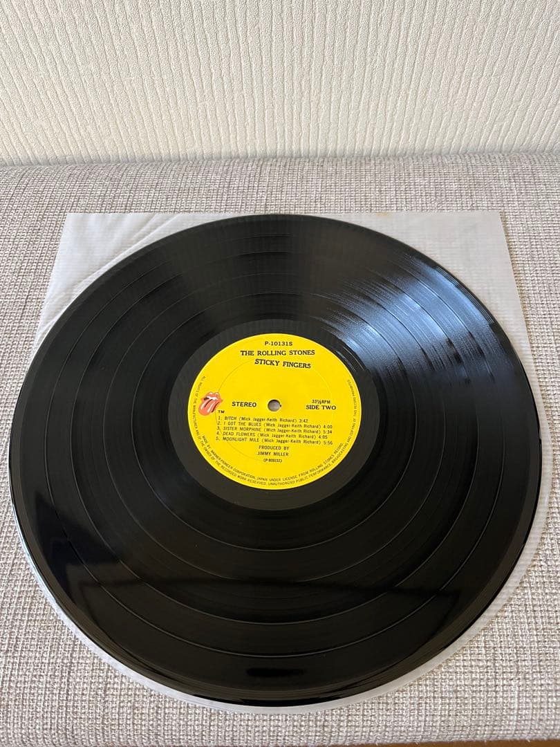 ローリング・ストーンズ / STICKY FINGERS LP 日本盤