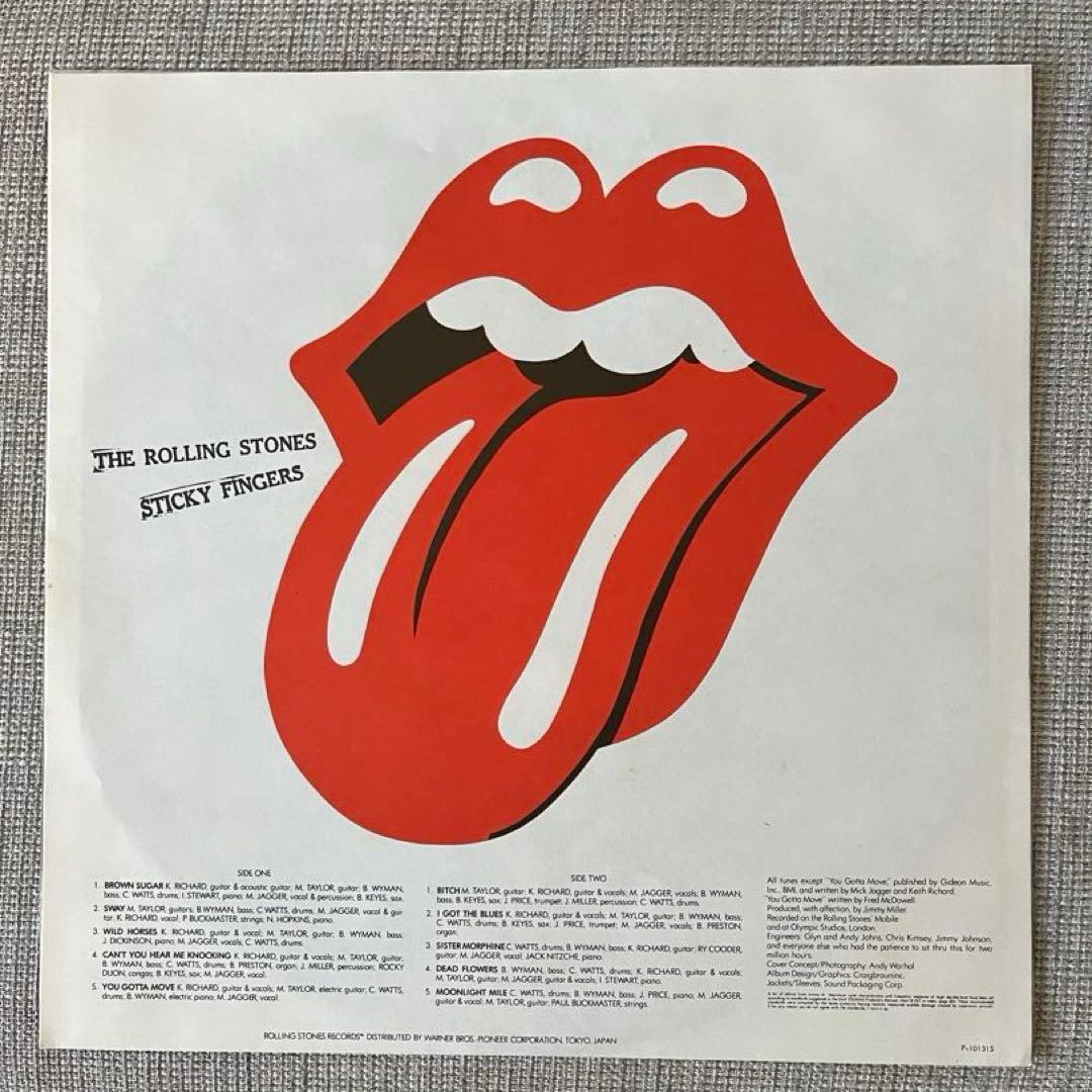 ローリング・ストーンズ / STICKY FINGERS LP 日本盤