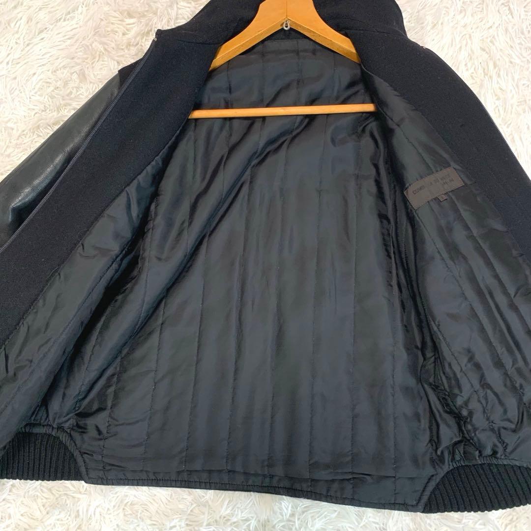 XL相当◆ COMME CA DU MODE MEN【袖切替：牛革◆スタジャン】