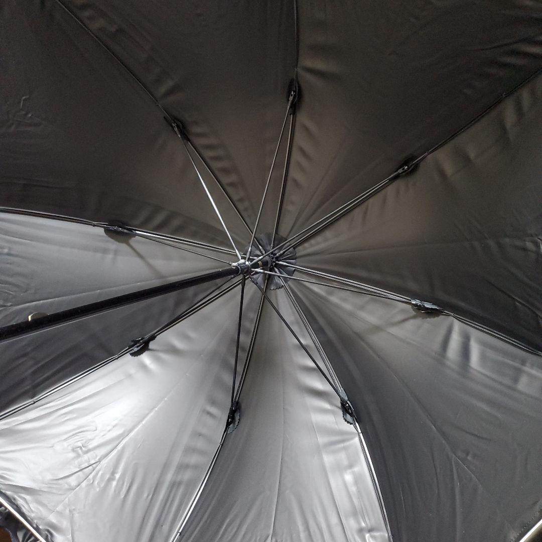 芦屋ロサブラン　フリル付きアイボリー晴雨兼用傘