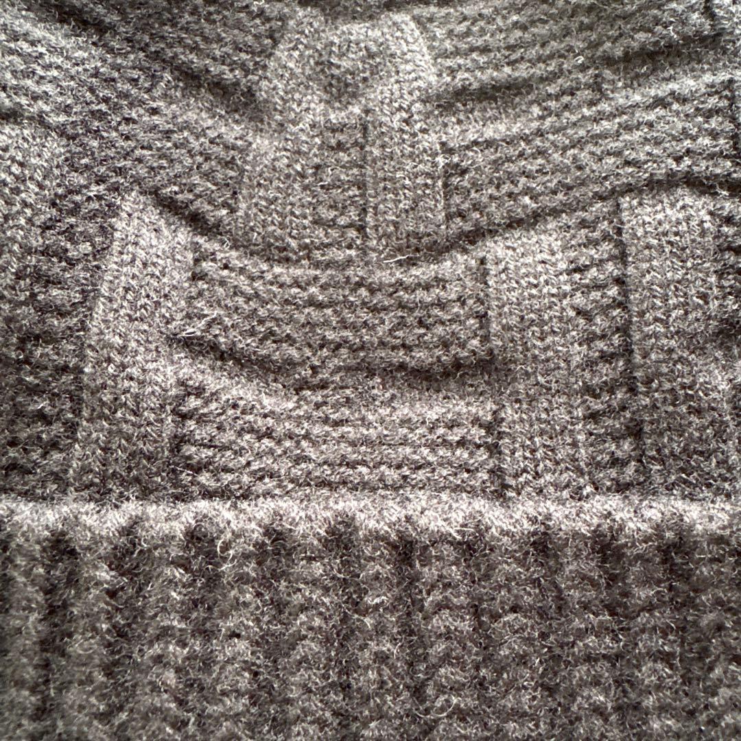 美品 HERMES エルメス ニット帽 ビーニー ニットキャップ