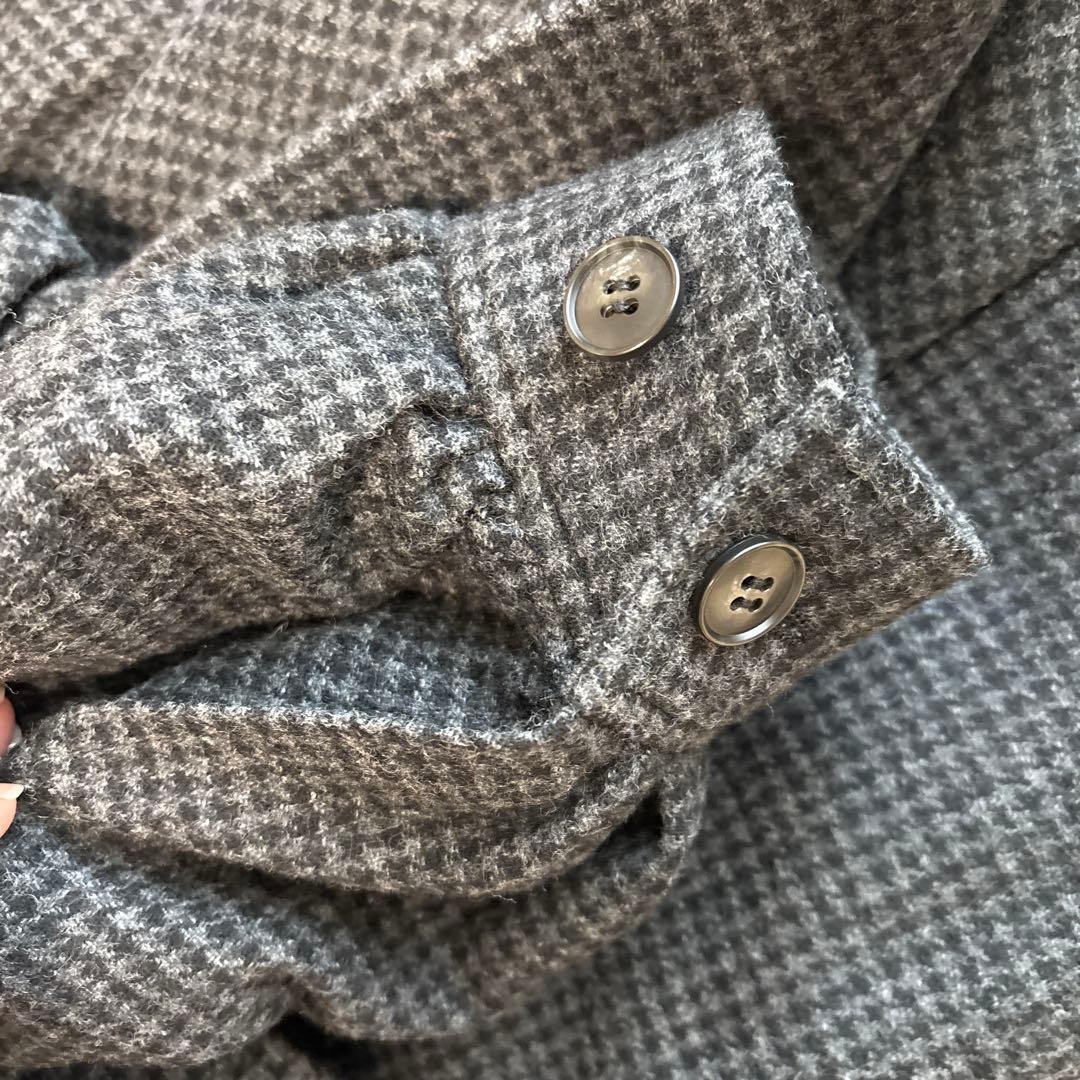 ミズイロインドコートワンピース　 ギャザーワイドコート