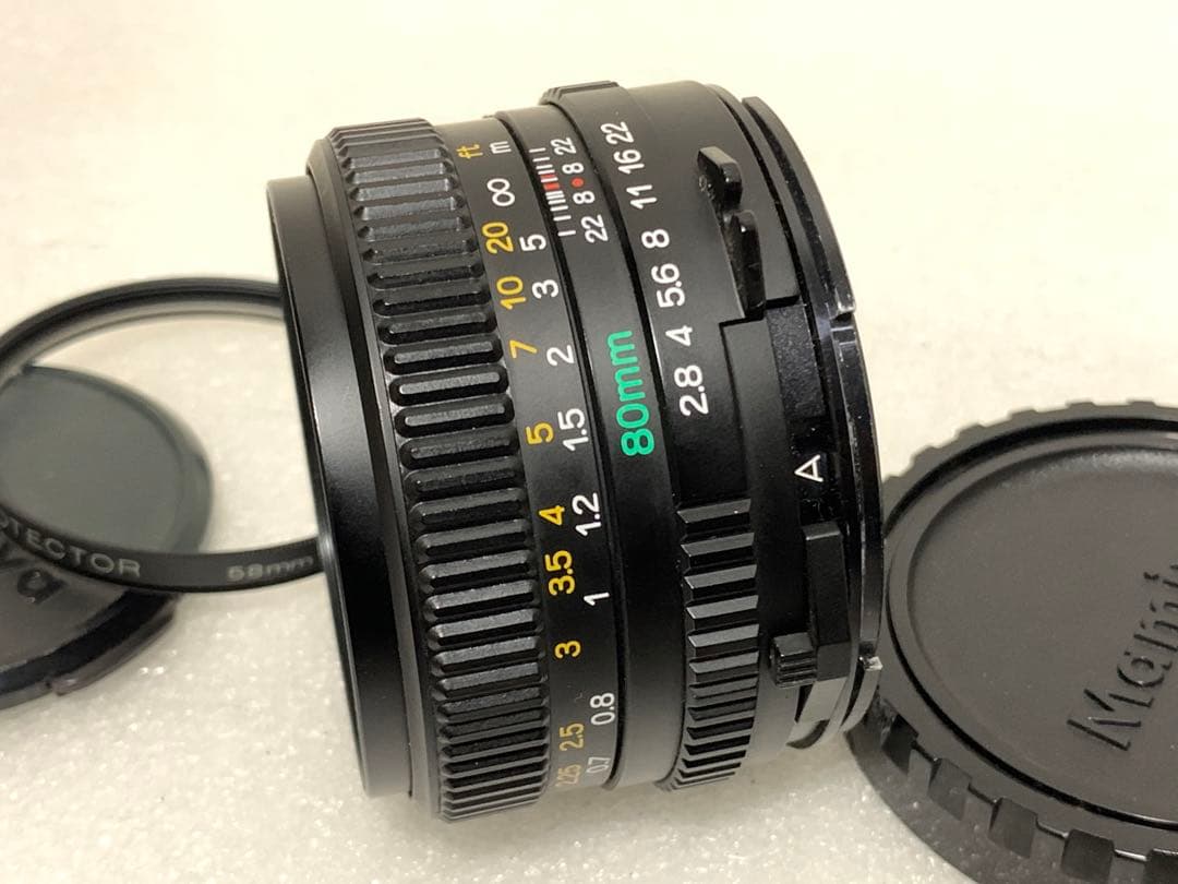 フィルムカメラ Mamiya SEKOR C 80mm 1:2.8 N