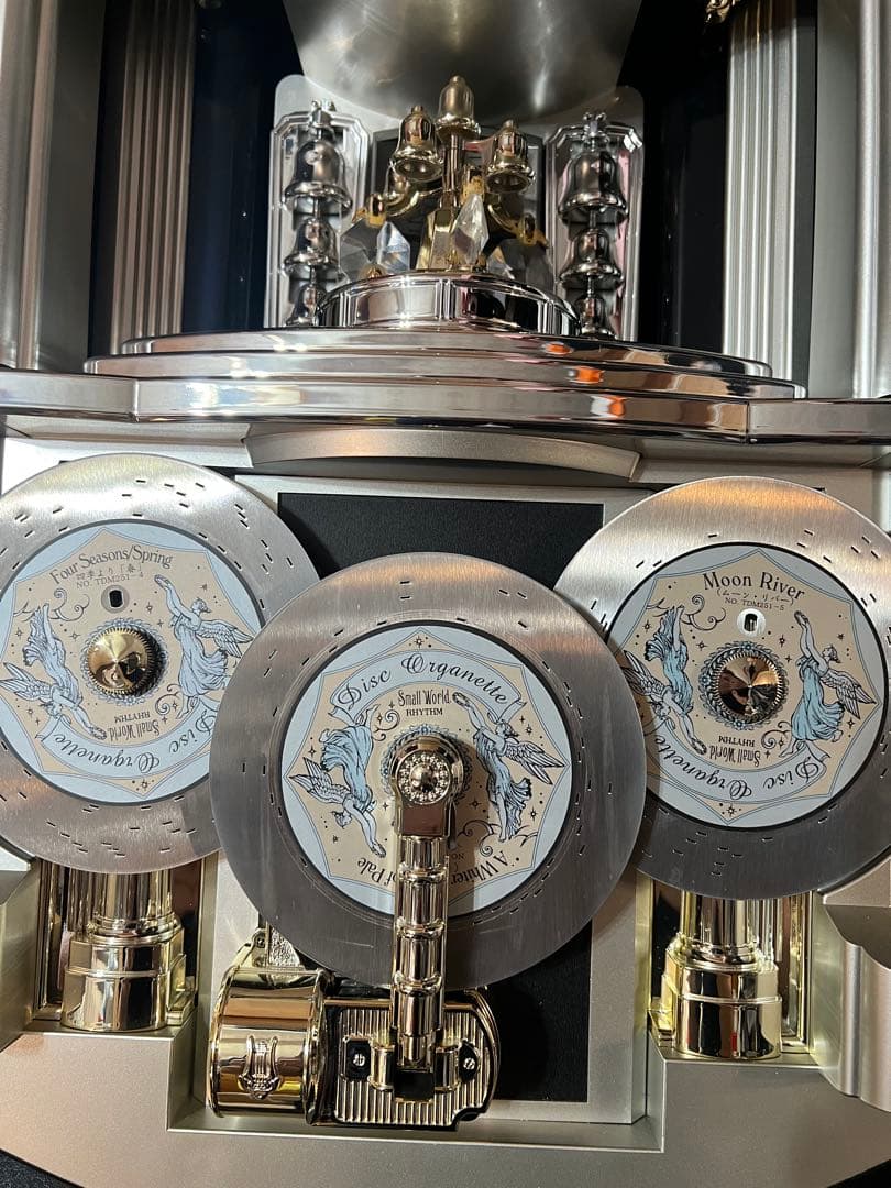 Small World アーチ型クォーツ時計　アンティーク　4MH739