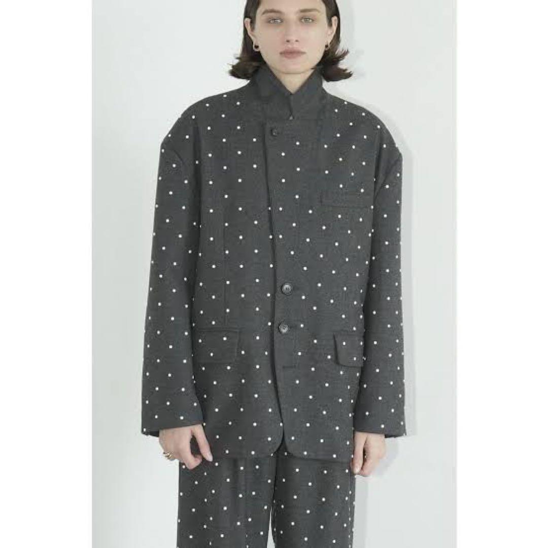 新品未使用クラネCLANEパールドットジャケットPEARL DOT JACKET