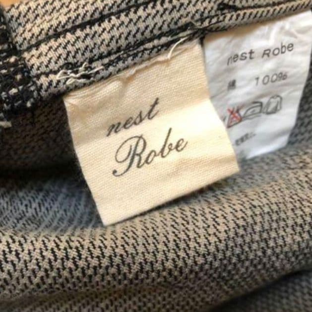 nest.Robe ダークグレー サロペット