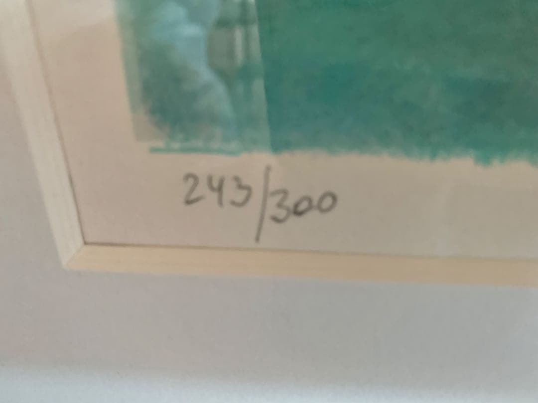 に*の様 希少　大判リトグラフ　ダン・パルトゥシュ　「シクラメン」