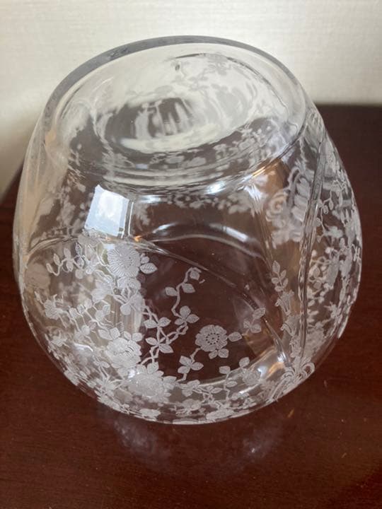 (アメリカアンティーク)ローズポイント花瓶(大)