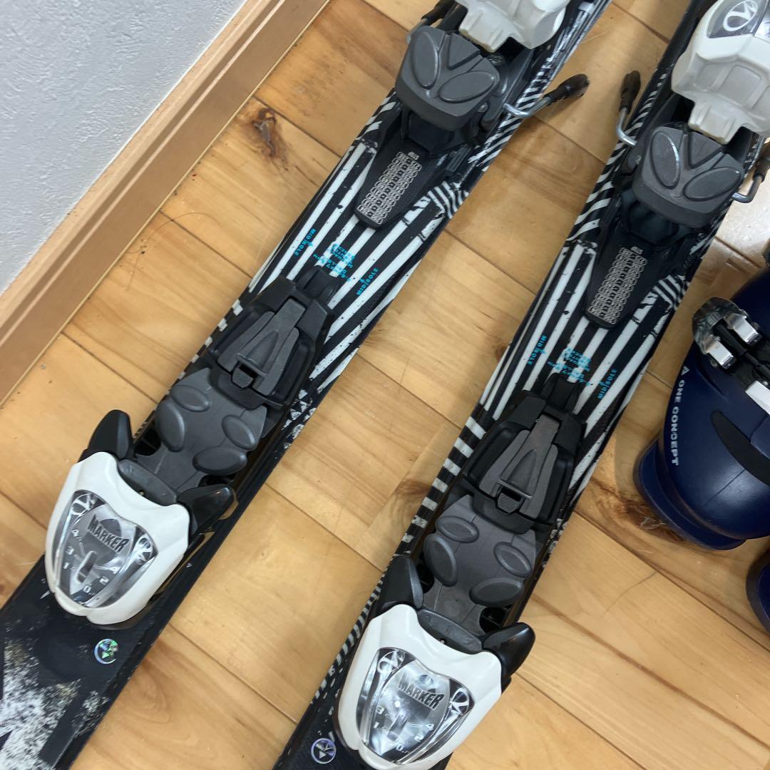 K2 ジュニア　スキー　23.5㎝　3点セット　112㎝