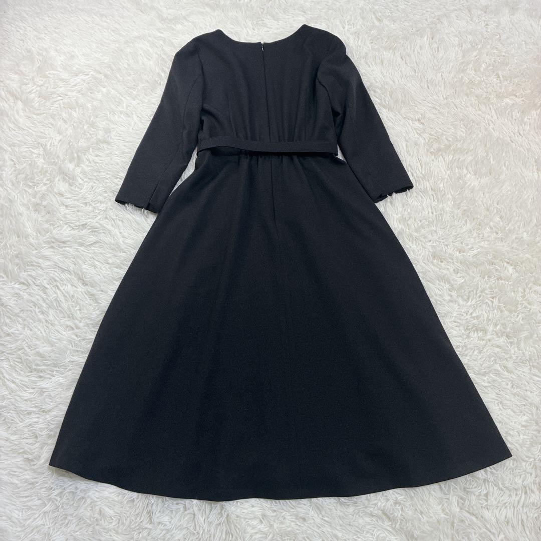 【未使用級】 ストロベリーフィールズ センタープリーツ ロング ワンピース 黒