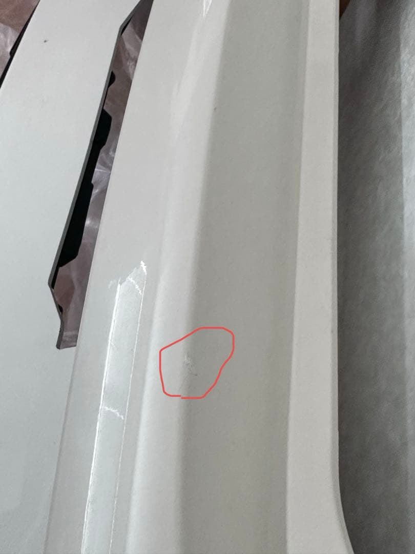 gr86 リアバンパー　ホワイトパール