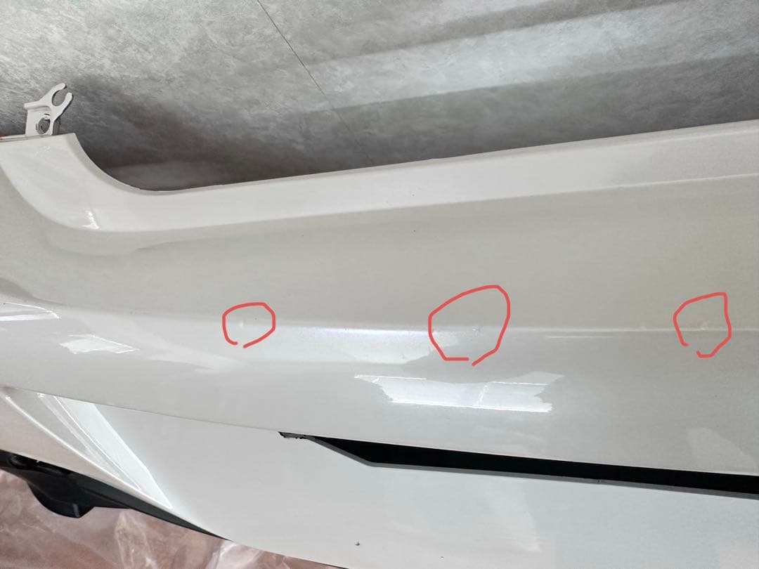 gr86 リアバンパー　ホワイトパール