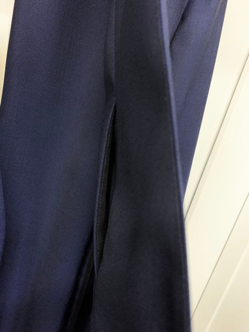 MAISON MARGIELA ネイビー ノーカラージャケット