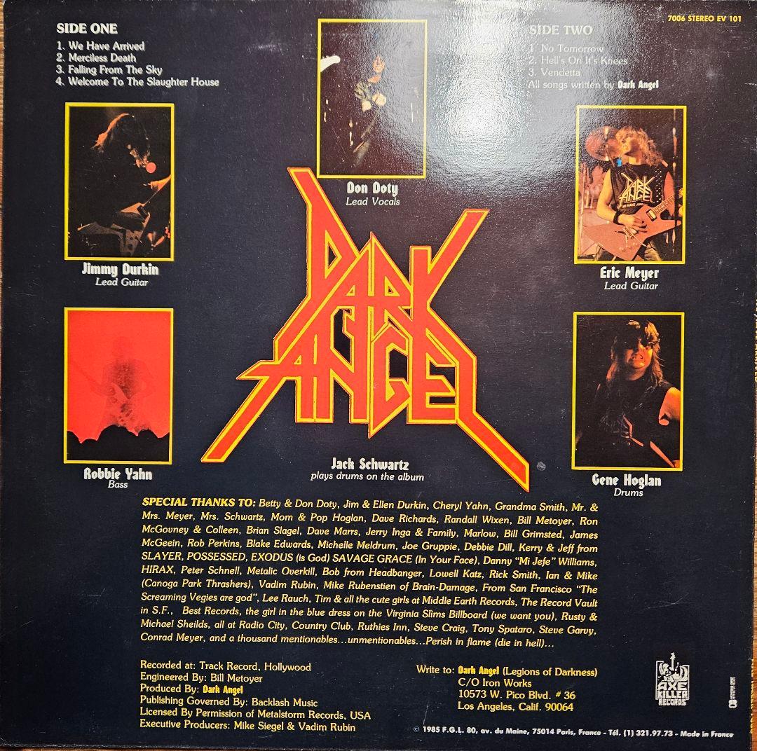 Dark Angel We Have Arrived 85年オリジナル