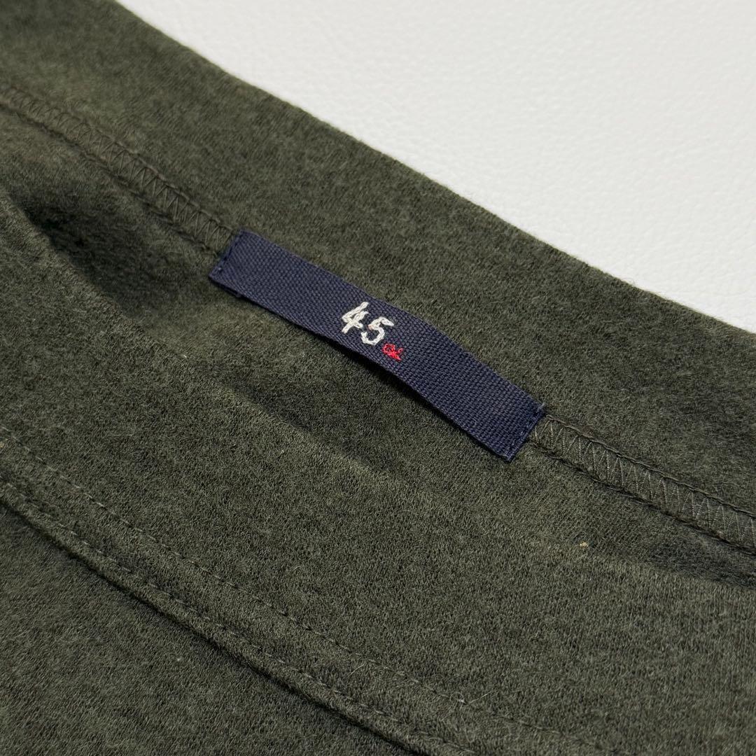 45rpm 45R ジャージフラノ　ゆったりニットワンピース　日本製　圧縮　縮絨