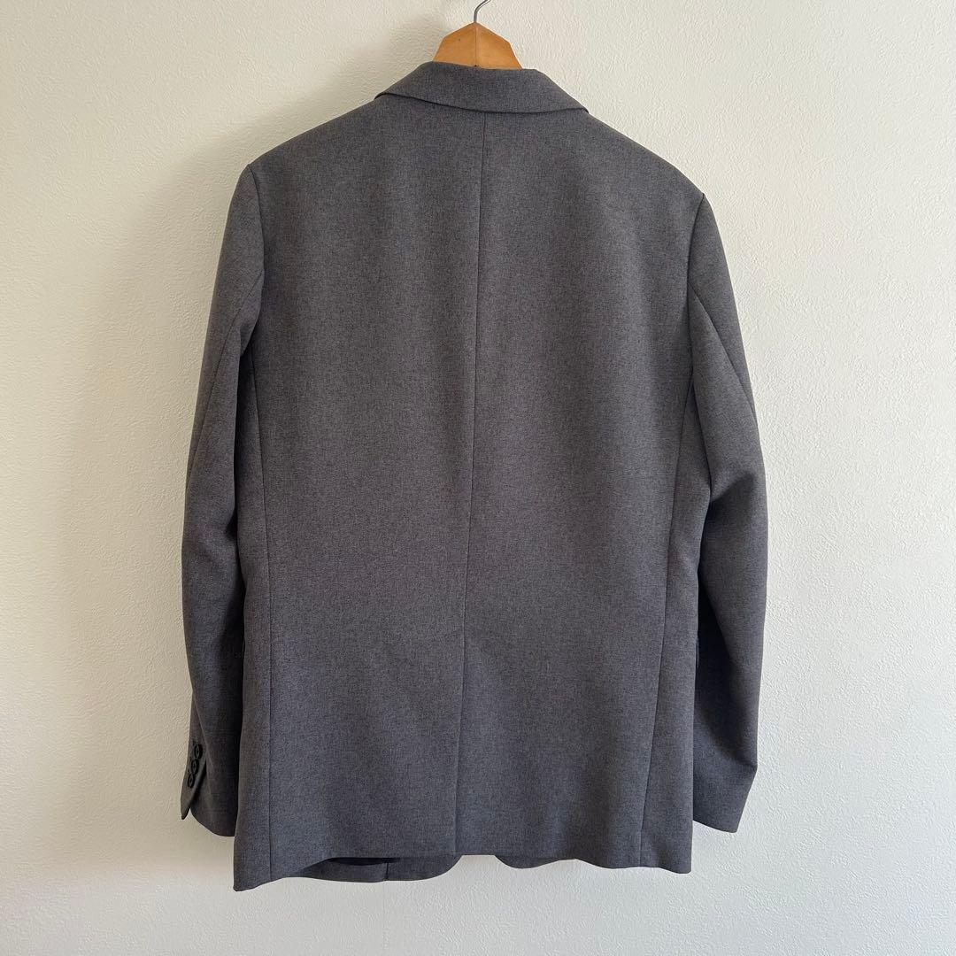 ナノユニバース LB.03 ウーリーツイル セットアップスーツグレーM