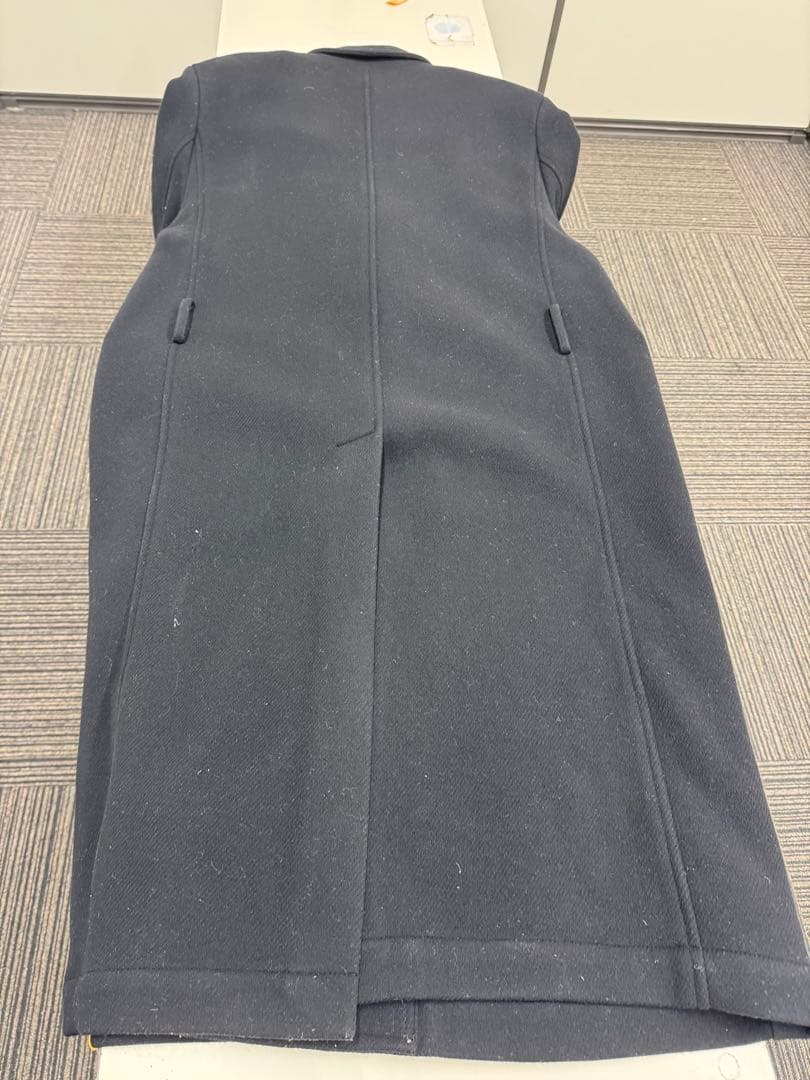 DIESEL 黒 ダブルブレスト チェスターコート　サイズL