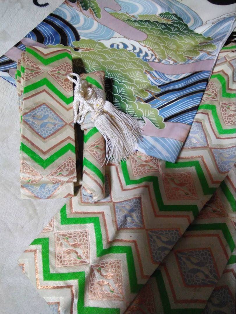 男の子用・3歳向け・表側正絹・お着物と袴のセット