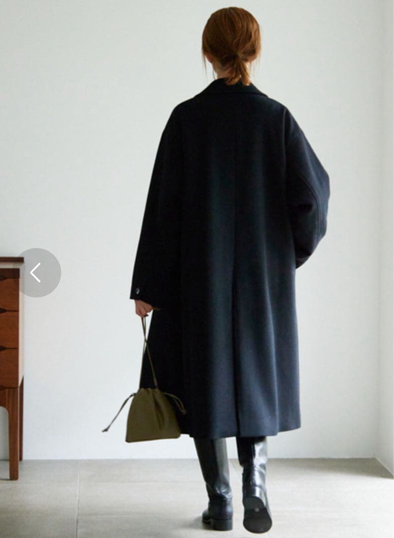 ☆ランラン☆スローブイエナ　ダブルフェイス　ウールチェスターコート　36